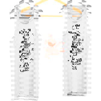 ファニー タトゥー ロカビリー ピンナップ ウィスキー 猫と一緒に飲む タンクトップ - Kawaiitshirt