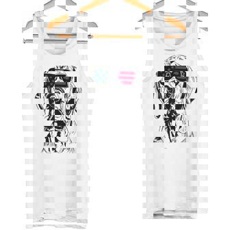 フィラ ブラジレイロ 犬 7月4日 アメリカ国旗 タンクトップ - Kawaiitshirt