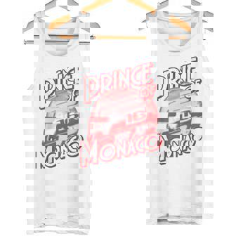 プリンス・オブ・モナコ 16 ミニマリスト レーシングの背景 タンクトップ - Kawaiitshirt