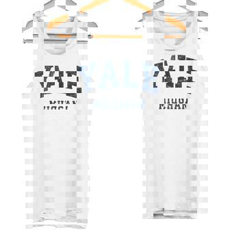 ミシガン州イェールミシガン州ヴィンテージアスレチックスポーツデザイン タンクトップ - Kawaiitshirt