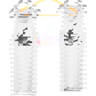 レトロ レディース ヴィンテージ メンズ ツバメ タトゥー デザイン タンクトップ - Kawaiitshirt