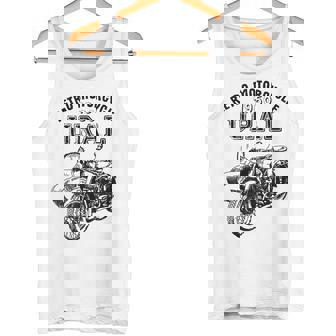 レトロモーターサイクルウラルtシャツ-ヴィンテージサイドカーモーターバイク タンクトップ - Kawaiitshirt