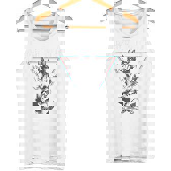 ロックンロール ドッグ ギター ミュージック バイブ タンクトップ - Kawaiitshirt