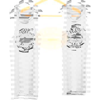 ワイオミング ジャクソン ホール トラウト 魚 フライフィッシング ビンテージ タンクトップ - Kawaiitshirt