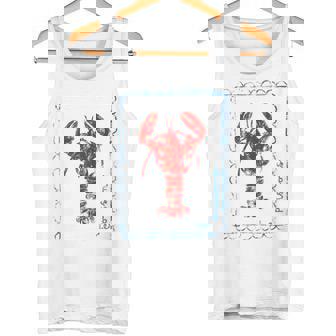 ヴィンテージレッドロブスター タンクトップ - Kawaiitshirt