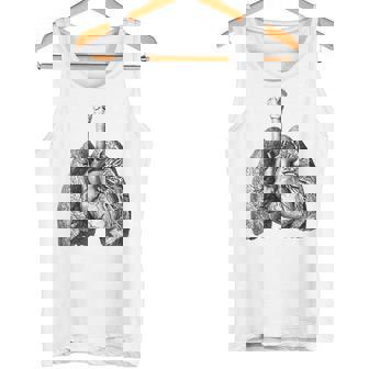 人間の心臓の肺 ビンテージ医療解剖学 解剖学的肺 タンクトップ - Kawaiitshirt