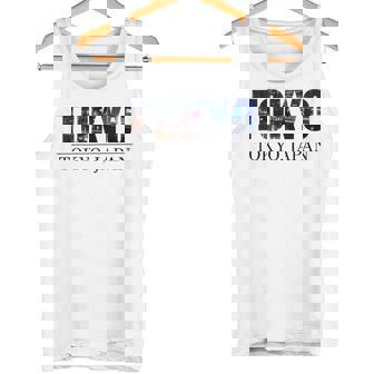 東京ジャパン メンズ レディース シティデザイン タンクトップ - Kawaiitshirt