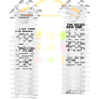 海藻の種類、海藻種チャート、海藻の種類 タンクトップ - Kawaiitshirt