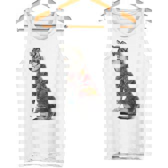 灰色オオカミ 伝統的な日本の龍の入れ墨 入泉 タンクトップ - Kawaiitshirt