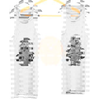 筋トレ ジム やる気がないなら家に帰れ ハリネズミ タンクトップ - Kawaiitshirt