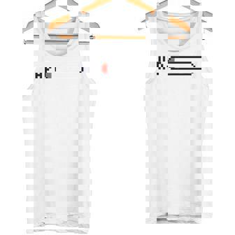 絶不調を伝える ピクセルアートパロディデザイン タンクトップ - Kawaiitshirt