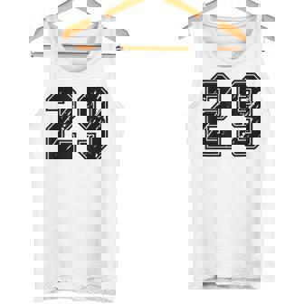 背番号 29 チーム短大スポーツ背番号付きユニフォーム タンクトップ - Kawaiitshirt