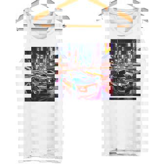 背面にjdmドリフトレーシングカー東京ドリフトスカイライン2台。 タンクトップ - Kawaiitshirt