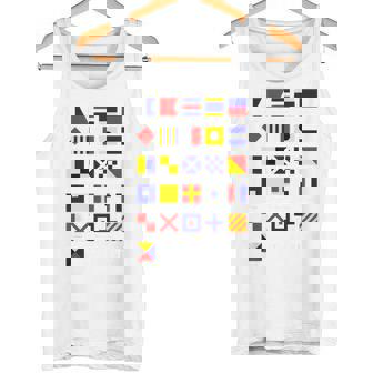 航海信号旗 アルファベット タンクトップ - Kawaiitshirt