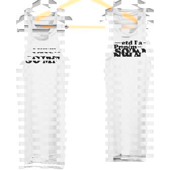 雪だるま ハロウィン コスチューム ごっこ I'm Anowman タンクトップ - Kawaiitshirt