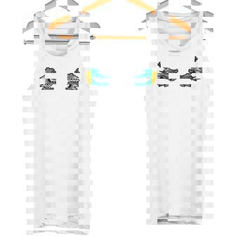 龍 ドラゴン 顔 対称 ポップアート 和風ユニークデザイン タンクトップ - Kawaiitshirt