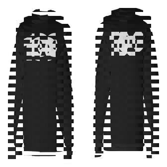 100 数字 サッカー メンズ レディース キッズ ギフト 長袖Tシャツ - Kawaiitshirt