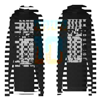 10Th Birthday Boy Ice Cream Baseball Drip 10 Year Old Boys Long Sleeve T-Shirt | Seseable FR