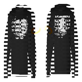 10年目10年目の結婚記念日リース 長袖Tシャツ - Kawaiitshirt