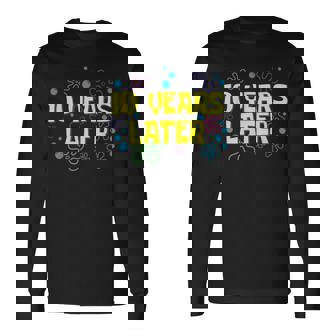 10歳の誕生日 10年後 10歳の誕生日 長袖Tシャツ - Kawaiitshirt