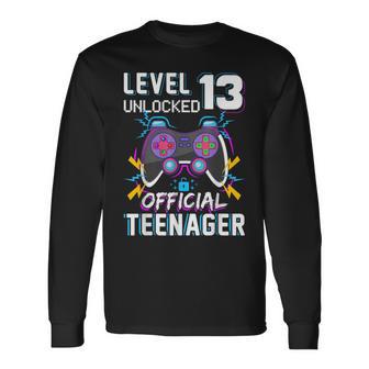 13 Cumpleaños 13 Años Niño Niña Gamer Juegos Niños Camiseta de manga larga - Regaloses
