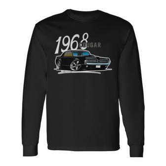 1968 68 Mercury Classic Cougar Vinatge Cars Long Sleeve T-Shirt - Thegiftio UK