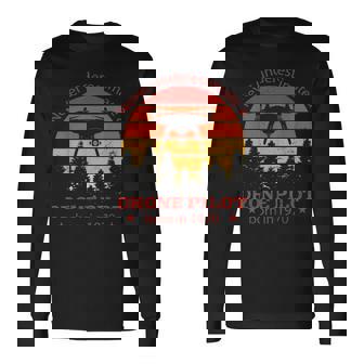 1970 年生まれのドローンパイロット、誕生日、クワドロコプター・ドローン 長袖Tシャツ - Kawaiitshirt