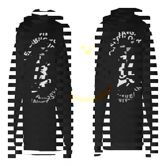 1周年記念1周年記念。 長袖Tシャツ - Kawaiitshirt