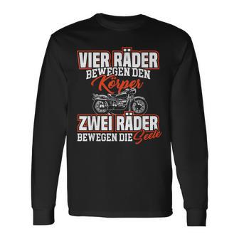 2 Räder Bewegen Dieeele Motorrad Biker Langarmshirts - Geschenkecke
