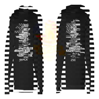 250 Anniversary Usa Book Cute Cat 4Th Of July Long Sleeve T-Shirt - Monsterry