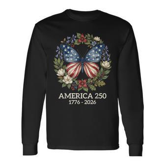 250Th Anniversary Usa Patriotic Freedom 4Th Of July Long Sleeve T-Shirt | Seseable CA
