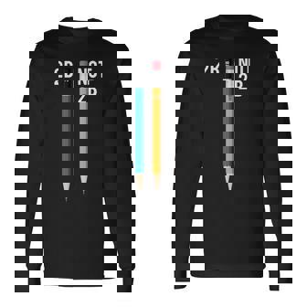 2B Or Not 2B 鉛筆 シェイクスピア ハムレット 引用 面白い 長袖tシャツ 長袖Tシャツ - Kawaiitshirt