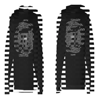 314 円周率の日 数学 非合理数 円周率 長袖Tシャツ - Kawaiitshirt