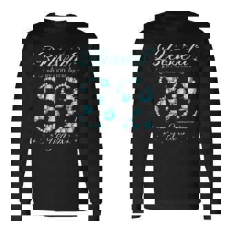 32歳の32歳の誕生日bデーパーティーに神に祝福されて 長袖Tシャツ - Kawaiitshirt