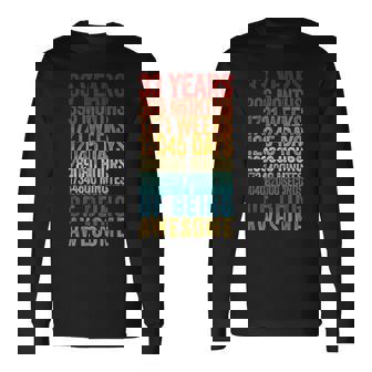 おもしろ 33歳の誕生日シャツ オールドメーター 面白い 33歳ギフト 長袖Tシャツ - Kawaiitshirt