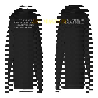 357マグナム弾薬レンジリボルバーtシャツ 長袖Tシャツ - Kawaiitshirt