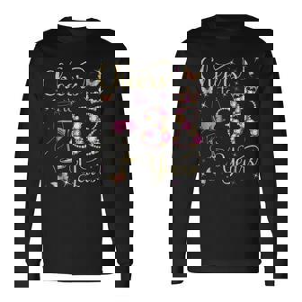 38歳、38歳の女王の誕生日、38歳の誕生日に乾杯。 長袖Tシャツ - Kawaiitshirt