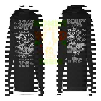 3Rd Birthday Zoo Safari Jungle Mommy Of The Wild And Three Long Sleeve T-Shirt - Monsterry