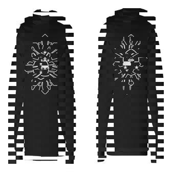 3つ星と太陽 フィリピン フィリピン 長袖Tシャツ - Kawaiitshirt