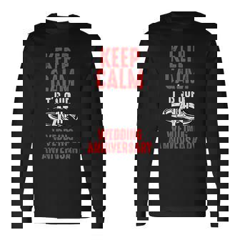 4年目の結婚記念日 夫 妻 カップル 結婚 長袖Tシャツ - Kawaiitshirt