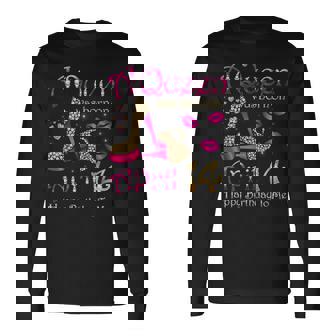 4月14日に女王が生まれた私にお誕生日おめでとう 長袖Tシャツ - Kawaiitshirt