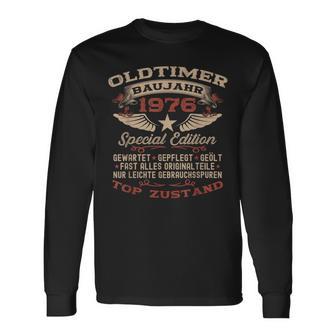50 Geburtstag Geschenk Mann Jahrgang 1976 Oldtimer Lustiges Langarmshirts - Seseable