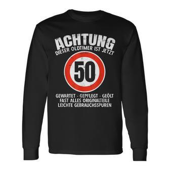 50 Geburtstag Oldtimer Ist 50 Tempo 50 Langarmshirts - Seseable