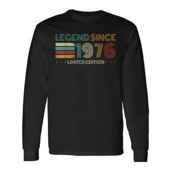 50 Years Old Legend Since 1976 50Th Birthday Long Sleeve T-Shirt - Seseable