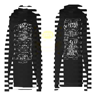 52 歳の誕生日プレゼント ヴィンテージ 1974 男性 面白い 52 歳 1974 長袖Tシャツ - Kawaiitshirt