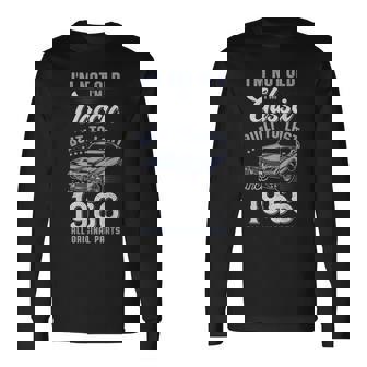 60歳の誕生日 1966年クラシックカー 長袖Tシャツ - Kawaiitshirt