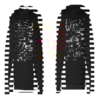 62歳、62歳の女王の誕生日、62歳の誕生日に乾杯。 長袖Tシャツ - Kawaiitshirt