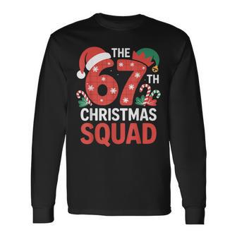 67 Christmas Squad Family Six Seven Long Sleeve T-Shirt - Thegiftio