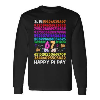 67 Pi Day 314 Pi Six Seven Math Teachers Happy Pi Day Boys Long Sleeve T-Shirt | Seseable FR