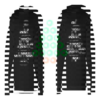 67 Pool Player Meme 6 7 Billiards 8-Ball Christmas Long Sleeve T-Shirt - Thegiftio